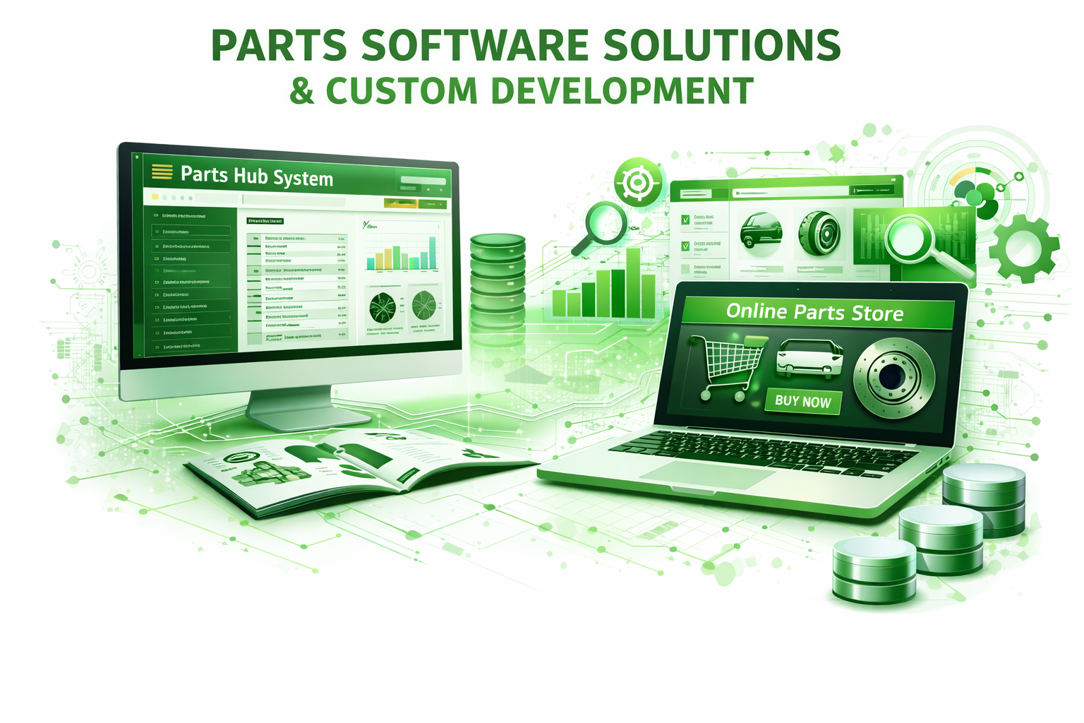 Программы для запчастей - готовые решения и разработка под заказ